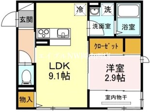 Sunrise岡山駅前の物件間取画像